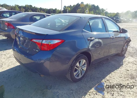 2016 Toyota Corolla Le Plus из США, поврежденный, VIN 5YFBPRHE4GP495909